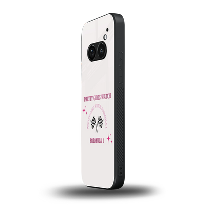 Racing Babe nothing phone 2a mobile cover | shockproof glass phone case