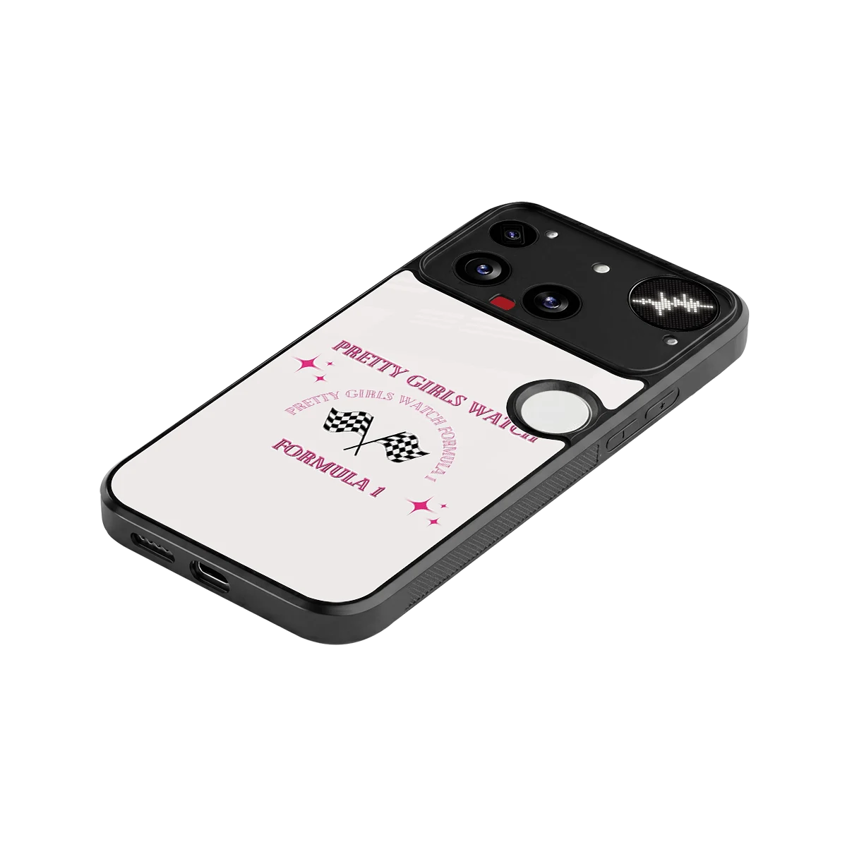Racing Babe stylish phone case for nothing phone 3 | glossy glass and slim fit