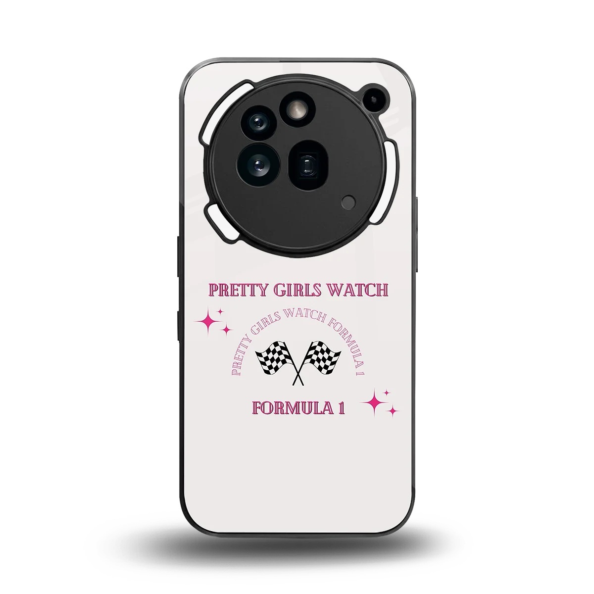 Racing Babe back phone cover | glass case for nothing phone 3a pro