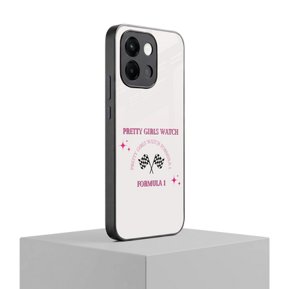Racing Babe oneplus 13s mobile cover | shockproof glass phone case