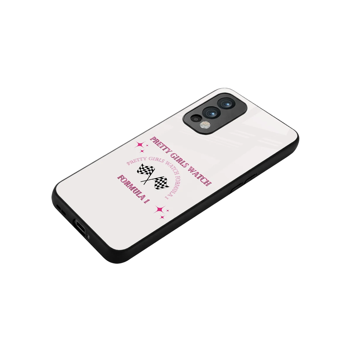 Racing Babe stylish phone case for oneplus nord 2 | glossy glass and slim fit