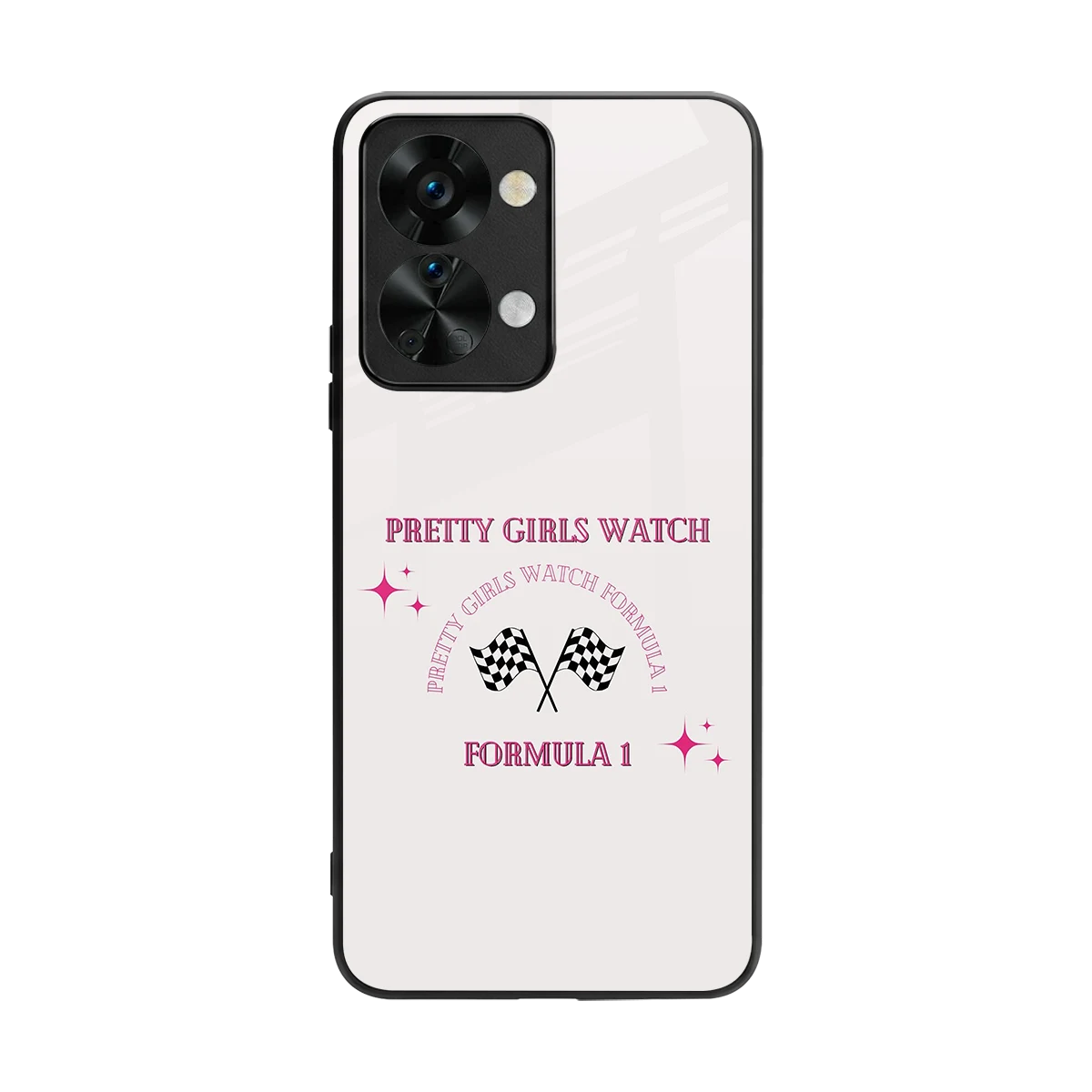 Racing Babe back phone cover | glass case for oneplus nord 2t