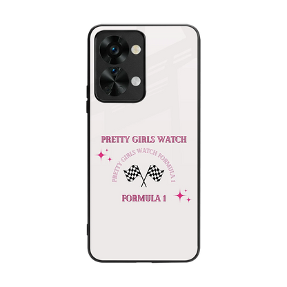 Racing Babe back phone cover | glass case for oneplus nord 2t