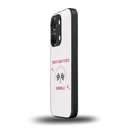 Racing Babe oneplus nord 3 mobile cover | shockproof glass phone case