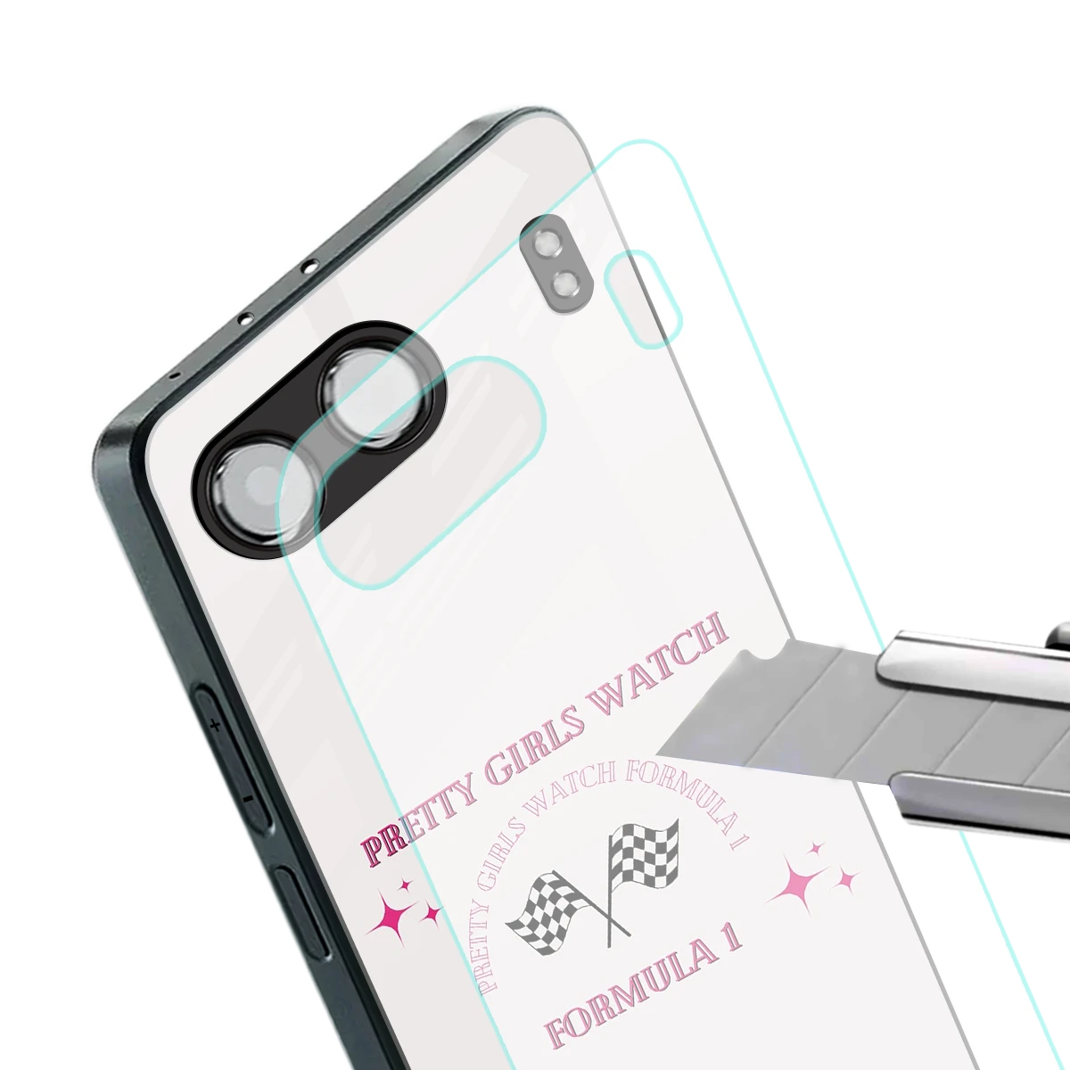 Racing Babe stylish phone case for oneplus nord 4 | glossy glass and slim fit