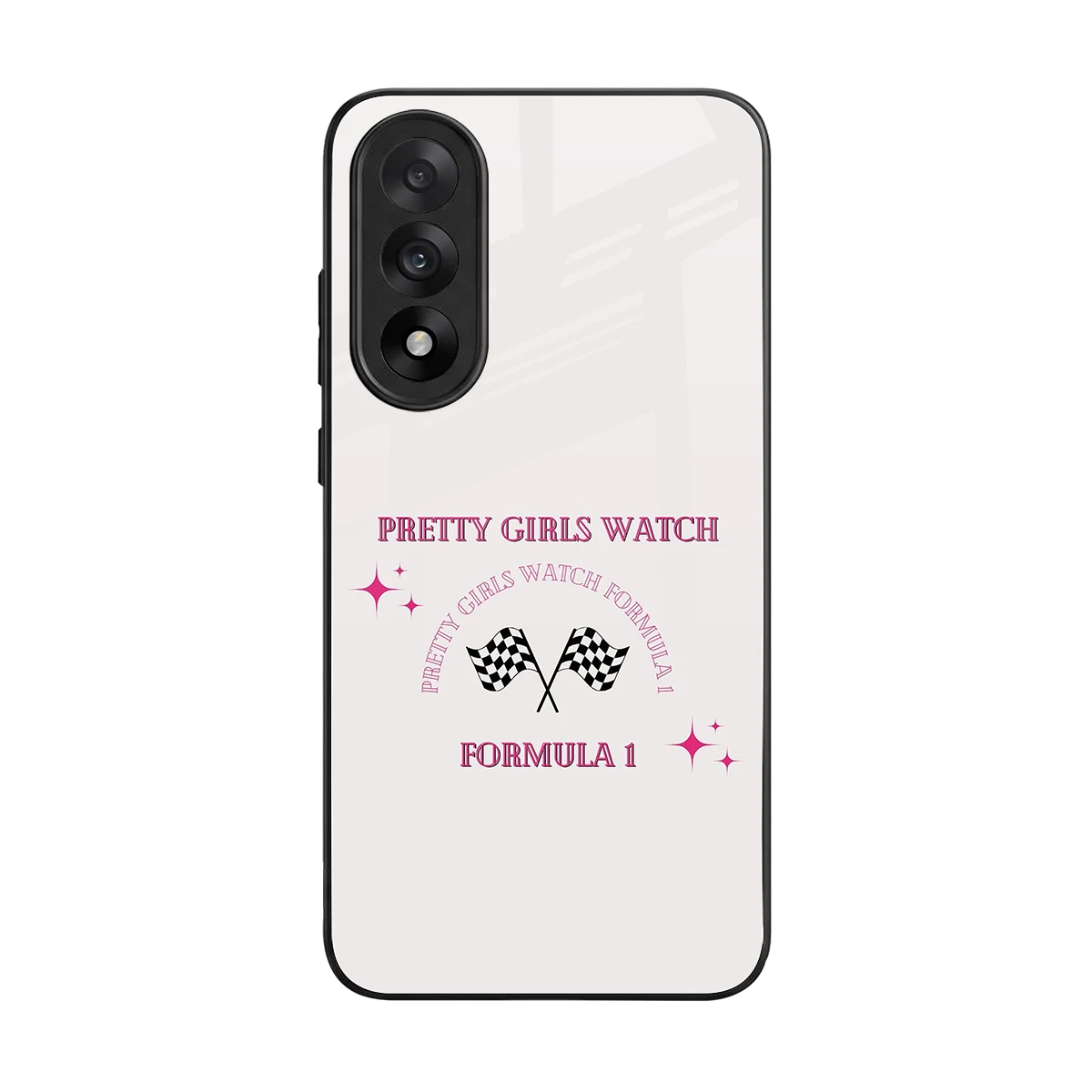 Racing Babe back phone cover | glass case for oneplus nord 5