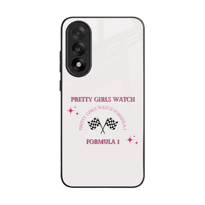 Racing Babe back phone cover | glass case for oneplus nord 5