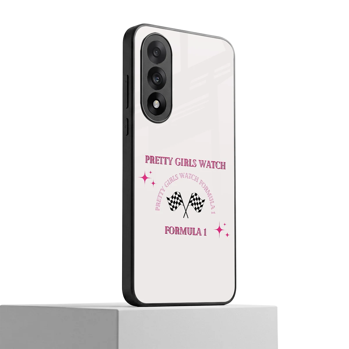 Racing Babe oneplus nord 5 mobile cover | shockproof glass phone case