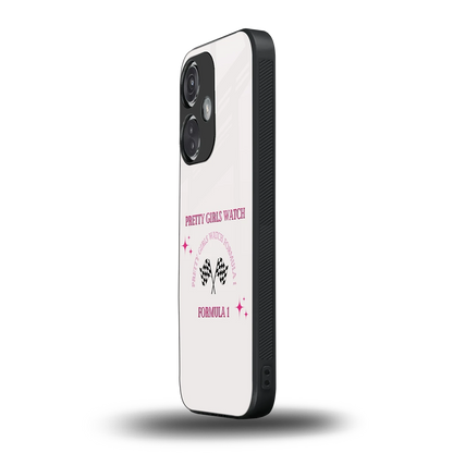 Racing Babe oneplus nord ce 3 mobile cover | shockproof glass phone case