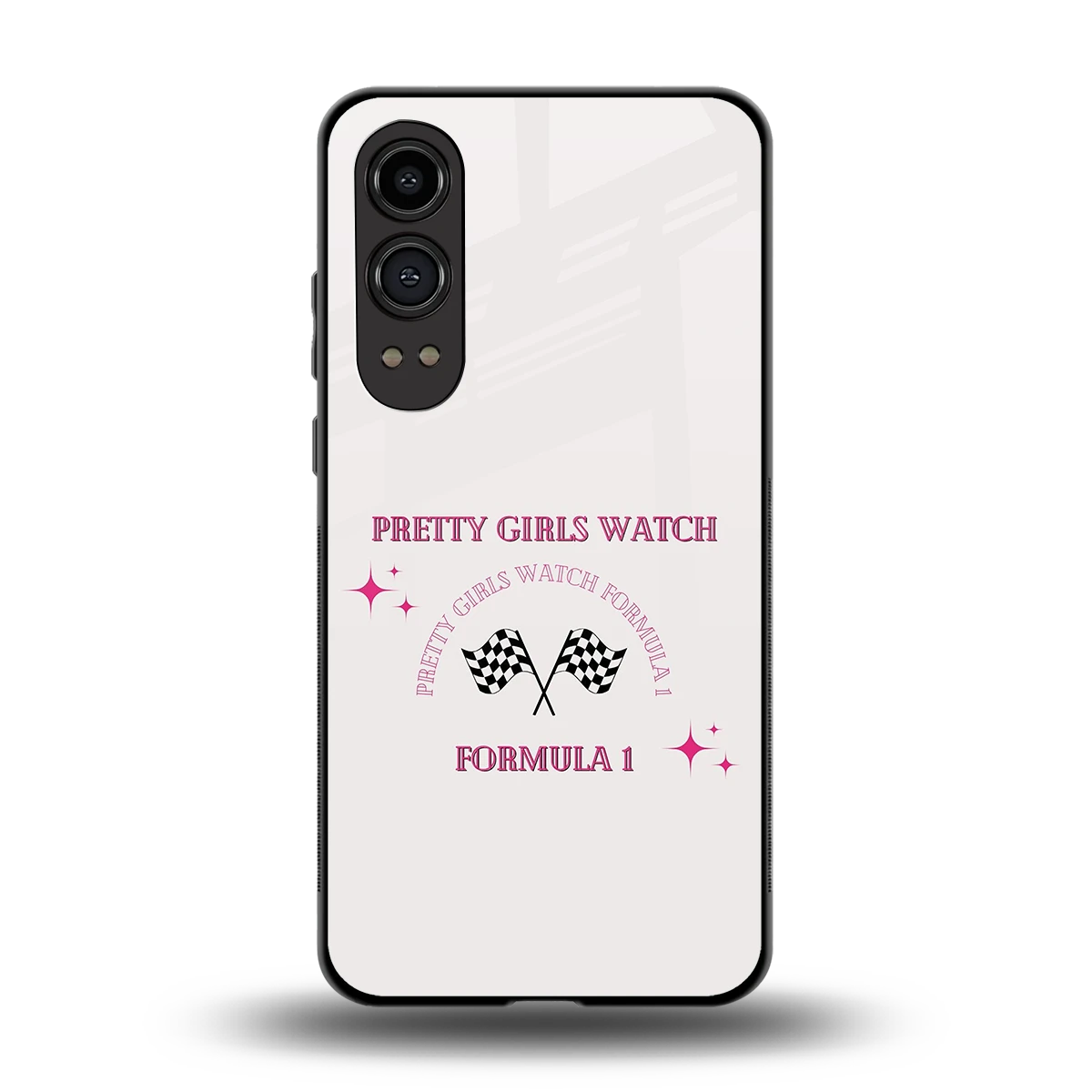Racing Babe back phone cover | glass case for oneplus nord ce 4 lite
