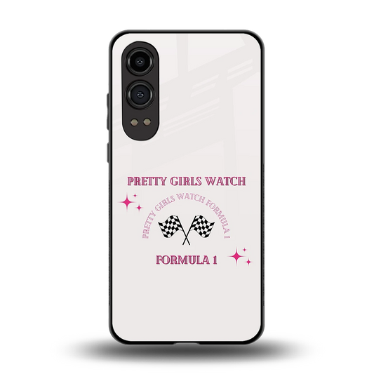 Racing Babe back phone cover | glass case for oneplus nord ce 4 lite