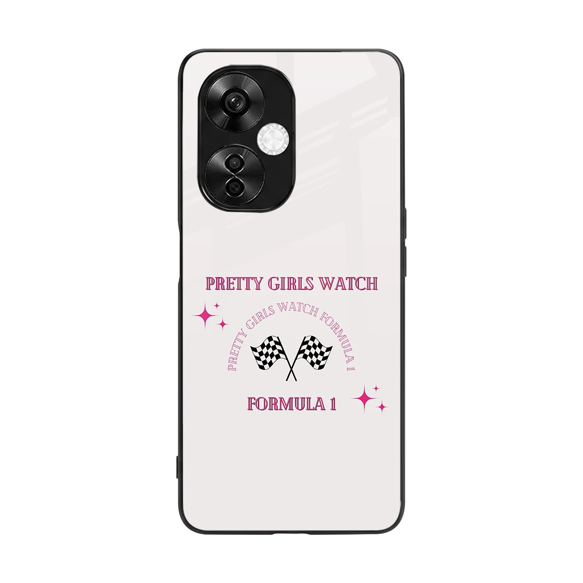Racing Babe back phone cover | glass case for oneplus nord ce 3 lite