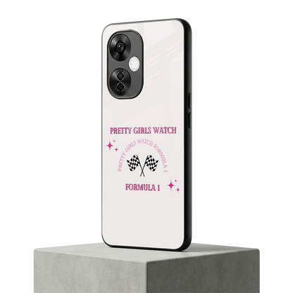Racing Babe oneplus nord ce 3 lite mobile cover | shockproof glass phone case