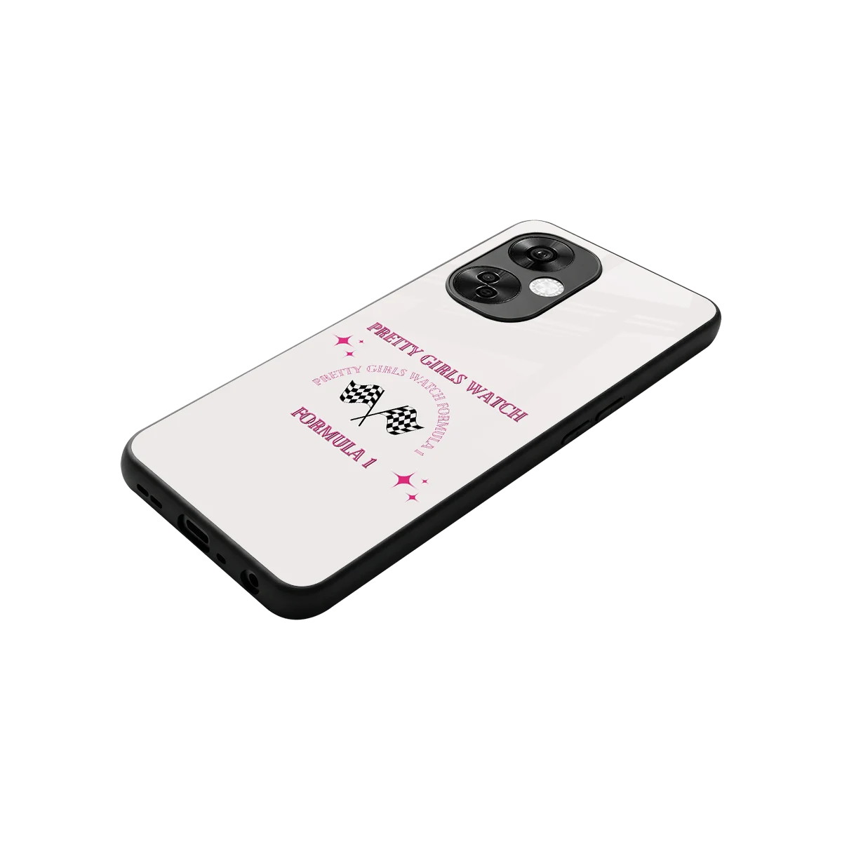 Racing Babe stylish phone case for oneplus nord ce 3 lite | glossy glass and slim fit