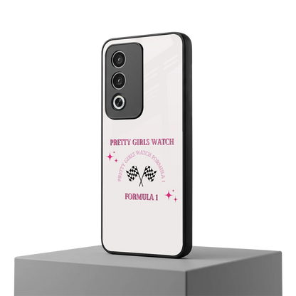 Racing Babe oppo a3 pro mobile cover | shockproof glass phone case
