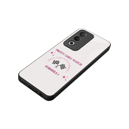 Racing Babe stylish phone case for oppo a3 pro | glossy glass and slim fit