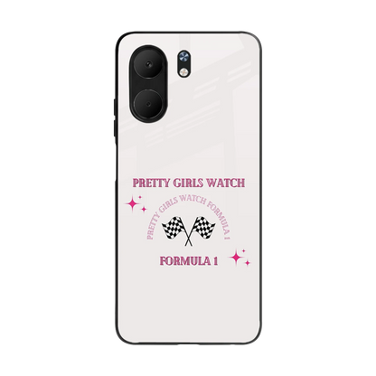 Racing Babe back phone cover | glass case for oppo a5x 5g