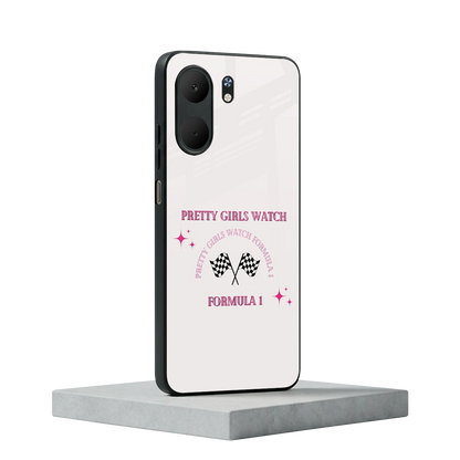 Racing Babe oppo a5x 5g mobile cover | shockproof glass phone case