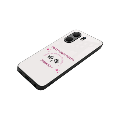 Racing Babe stylish phone case for oppo a5x 5g | glossy glass and slim fit