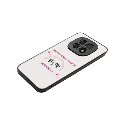 Racing Babe stylish phone case for oppo f29 5g | glossy glass and slim fit