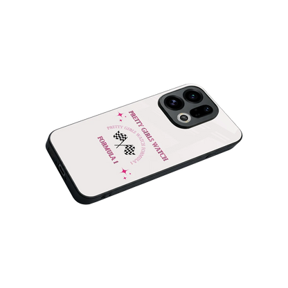 Racing Babe stylish phone case for oppo find x9 | glossy glass and slim fit