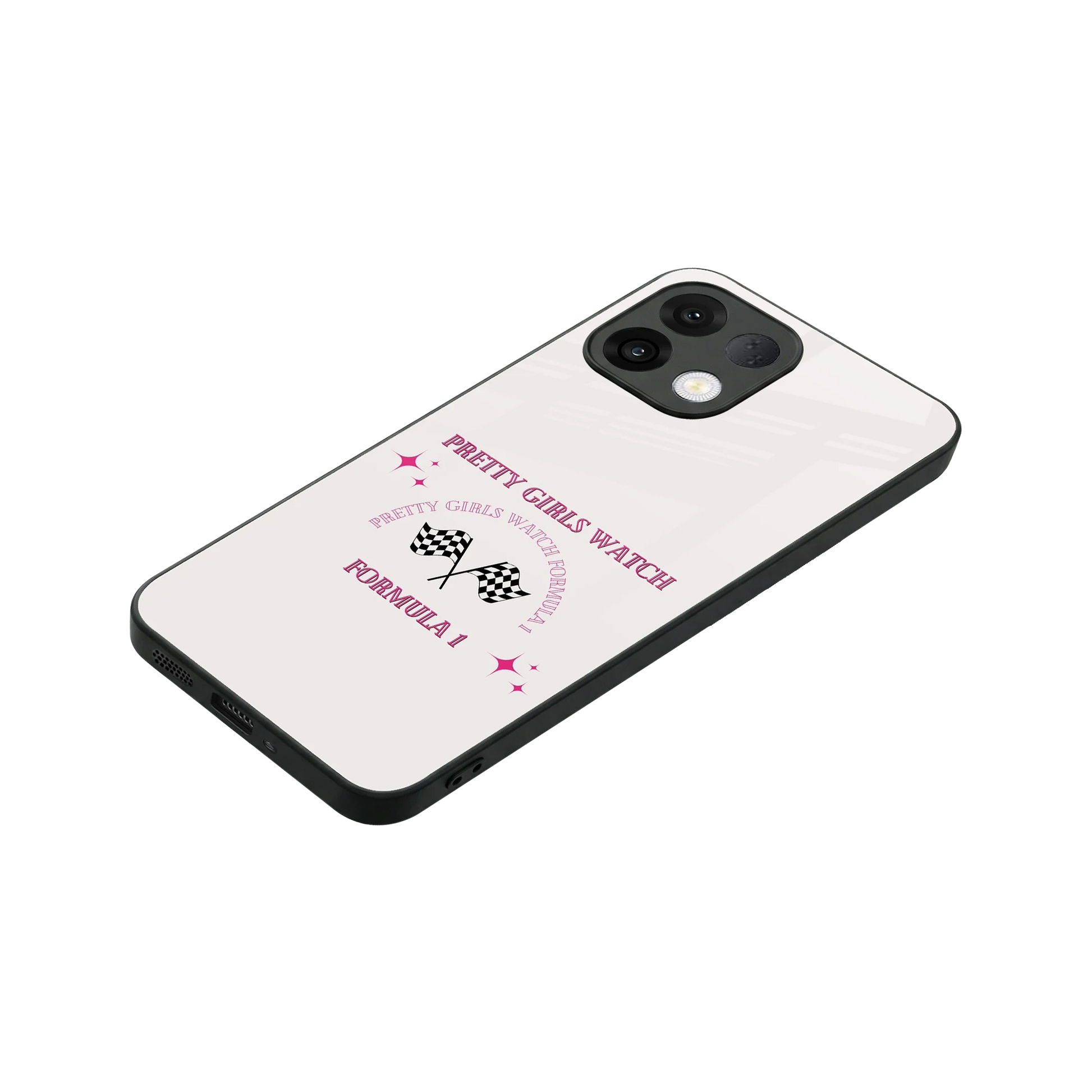 Racing Babe stylish phone case for oppo k13 5g | glossy glass and slim fit