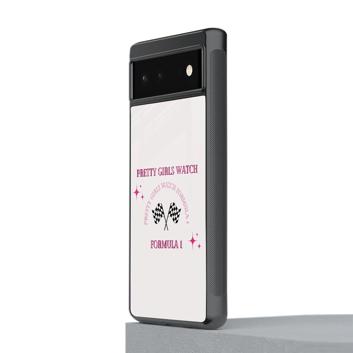 Racing Babe stylish phone case for google pixel 6 | glossy glass and slim fit