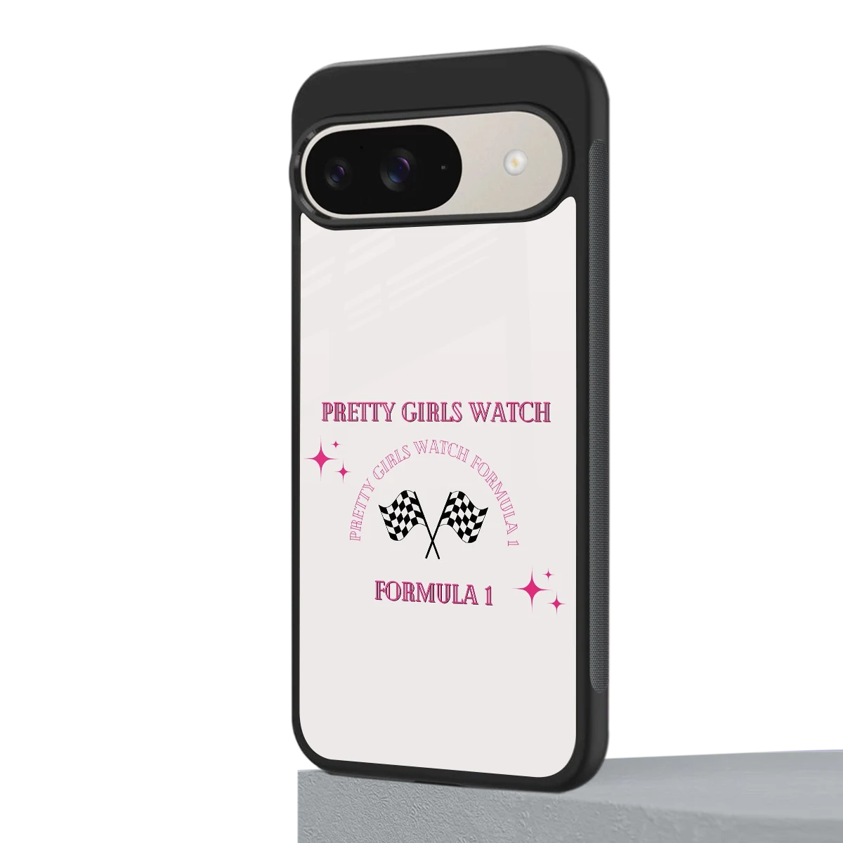 Racing Babe google pixel 9 mobile cover | shockproof glass phone case