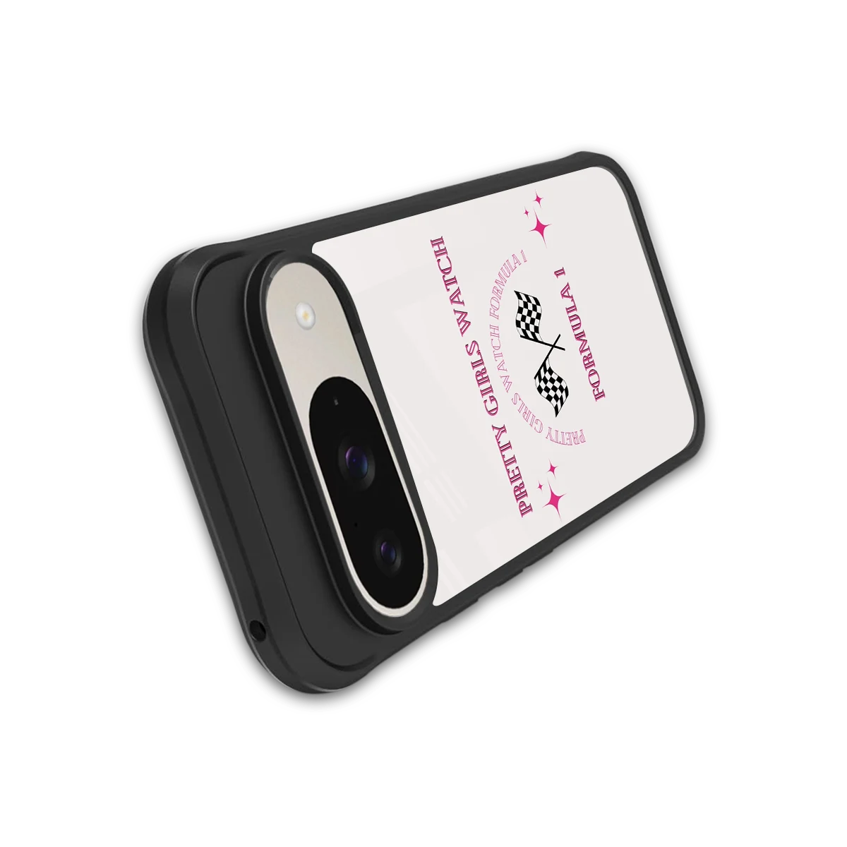 Racing Babe stylish phone case for google pixel 9 | glossy glass and slim fit