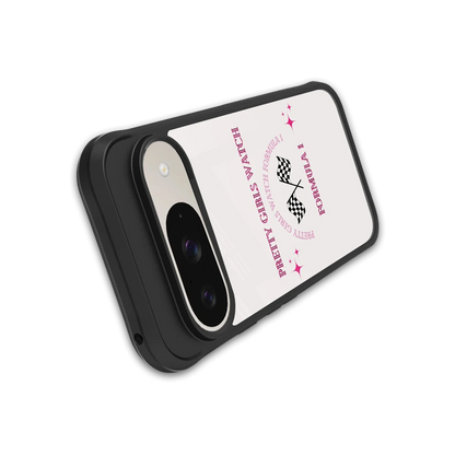 Racing Babe stylish phone case for google pixel 9 | glossy glass and slim fit