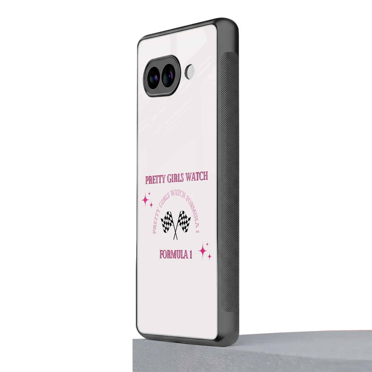 Racing Babe google pixel 10a mobile cover | shockproof glass phone case
