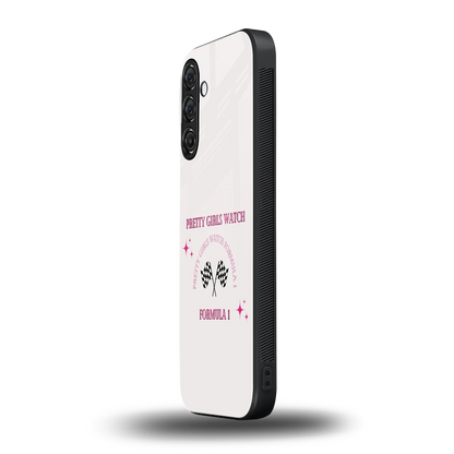 Racing Babe samsung galaxy a16 5g mobile cover | shockproof glass phone case