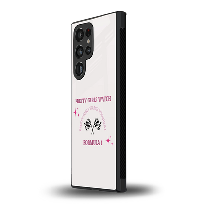 Racing Babe samsung galaxy s23 ultra mobile cover | shockproof glass phone case