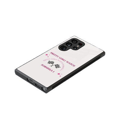 Racing Babe stylish phone case for samsung galaxy s23 ultra | glossy glass and slim fit