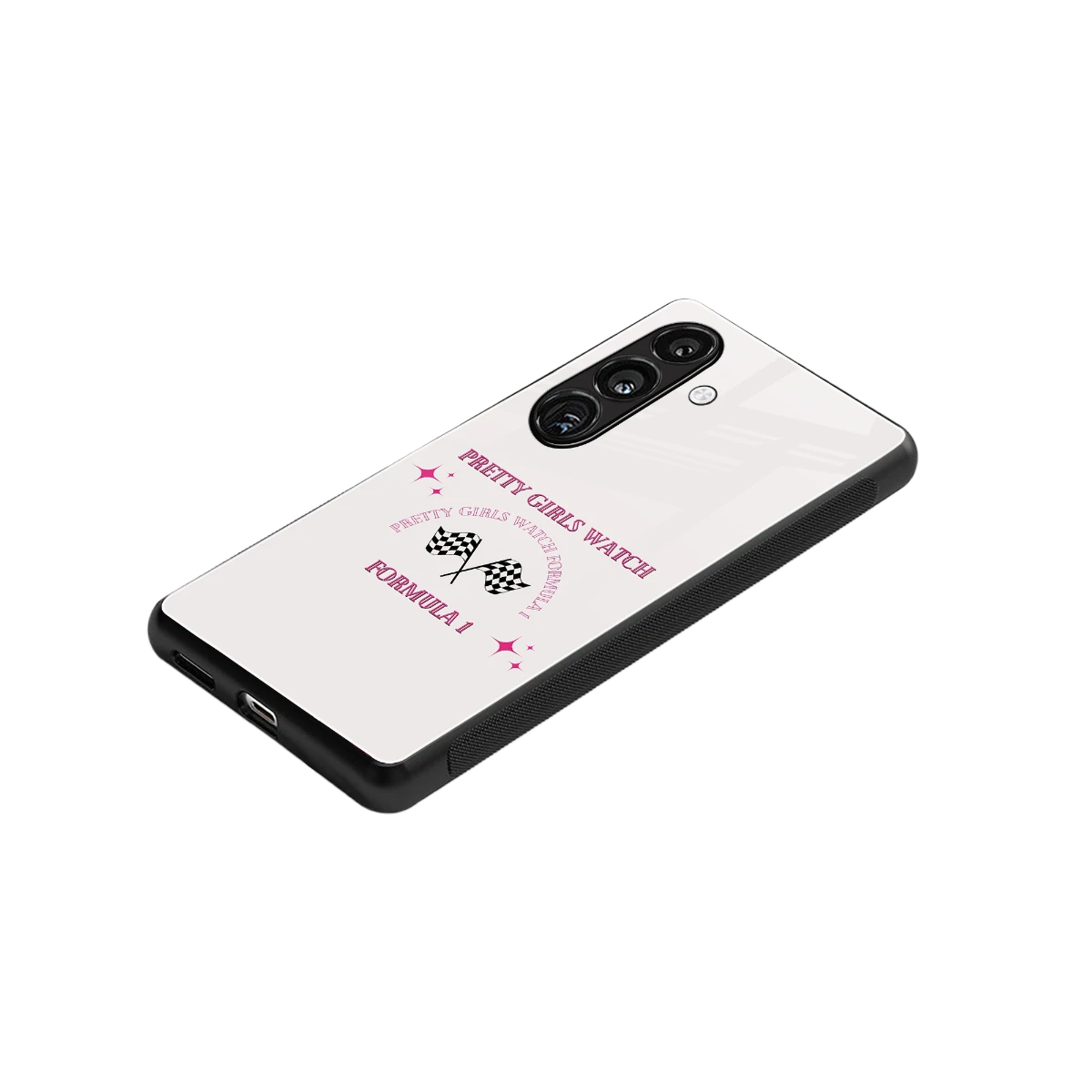 Racing Babe stylish phone case for samsung galaxy s24 | glossy glass and slim fit