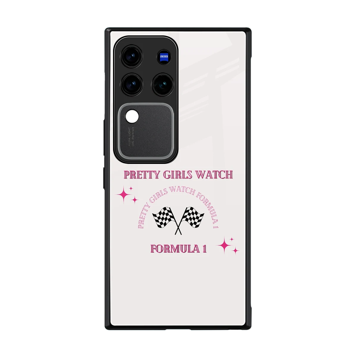 Racing Babe back phone cover | glass case forvivo v30 pro