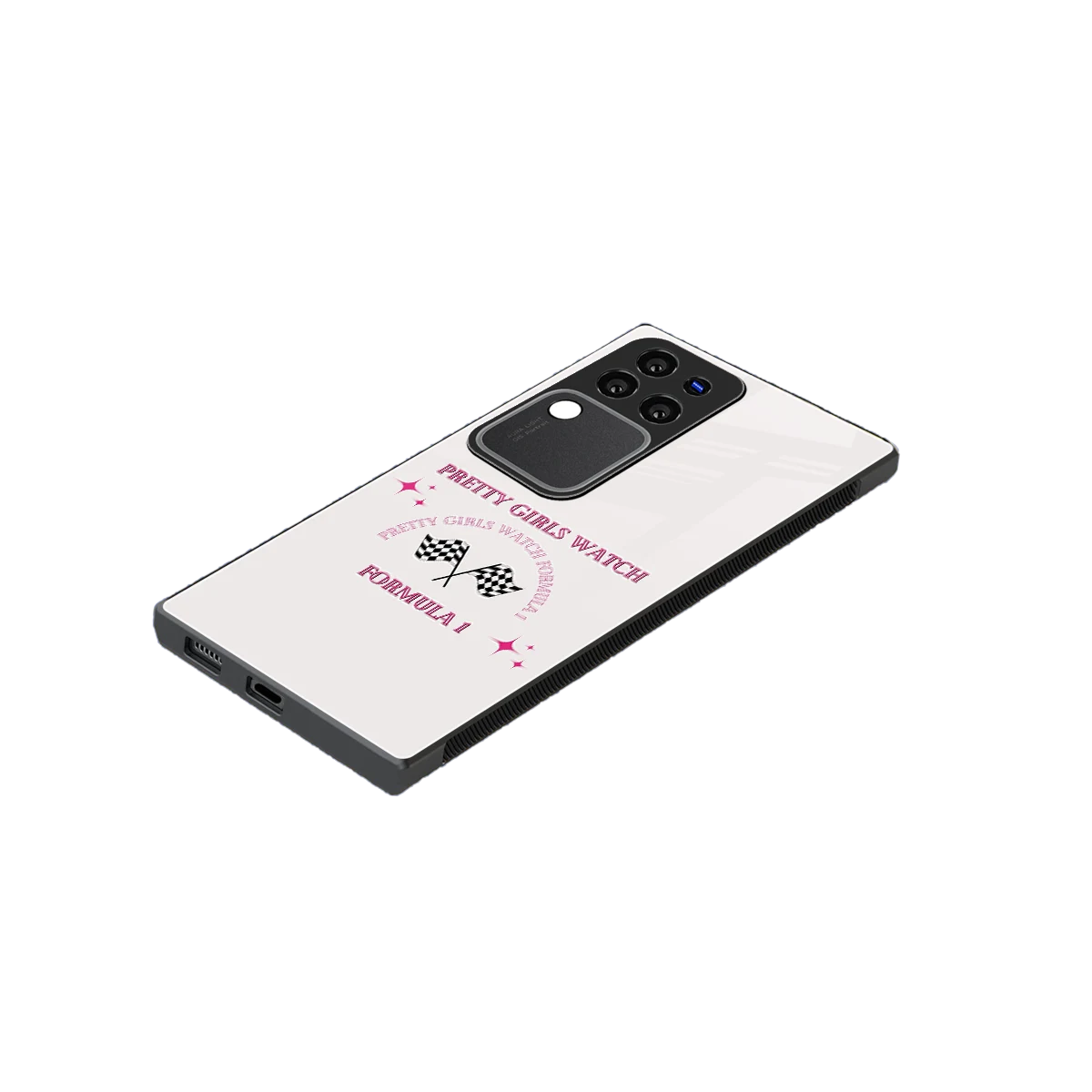 Racing Babe stylish phone case forvivo v30 pro | glossy glass and slim fit