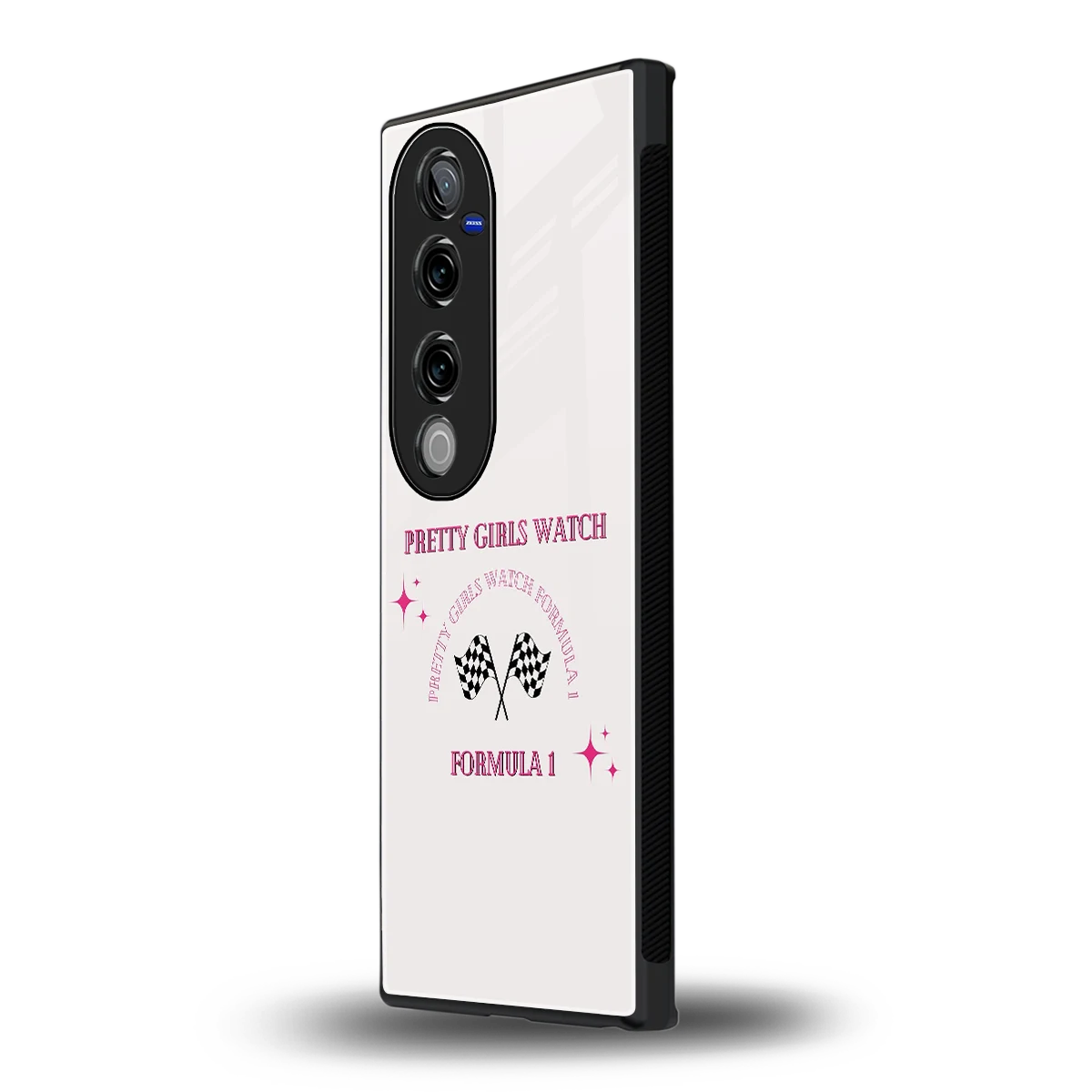 Racing Babe vivo v40 pro mobile cover | shockproof glass phone case