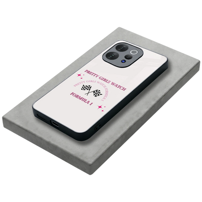 Racing Babe stylish phone case for vivo v70 | glossy glass and slim fit