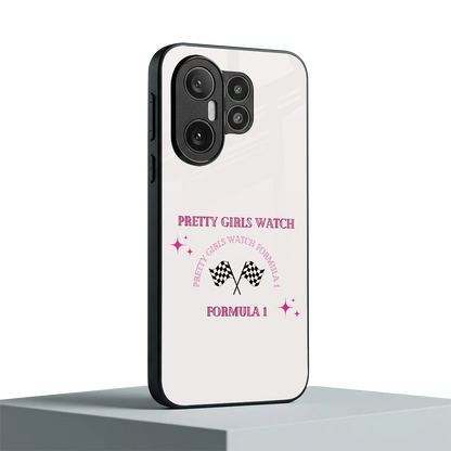 Racing Babe vivo x200 fe mobile cover | shockproof glass phone case