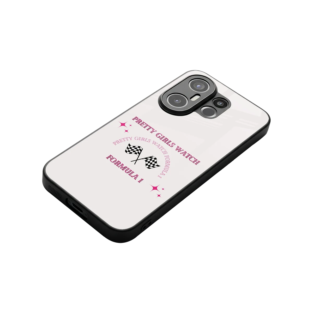 Racing Babe stylish phone case for vivo x200 fe | glossy glass and slim fit