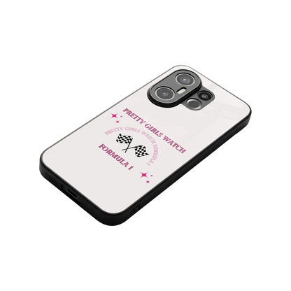 Racing Babe stylish phone case for vivo x200 fe | glossy glass and slim fit