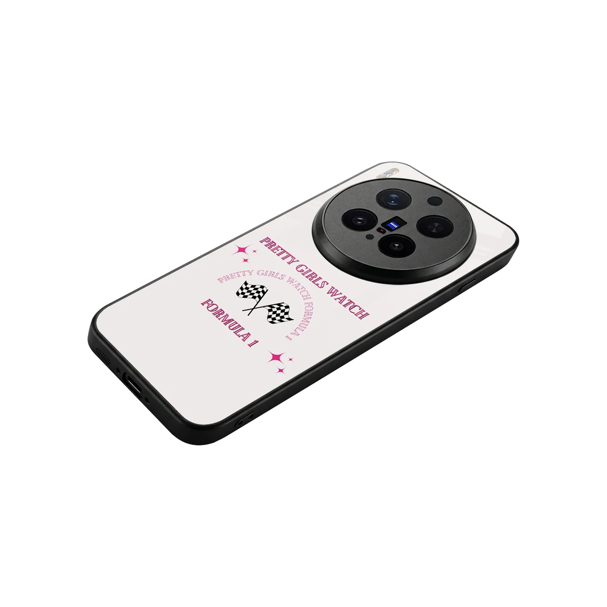 Racing Babe stylish phone case for vivo x300 pro | glossy glass and slim fit