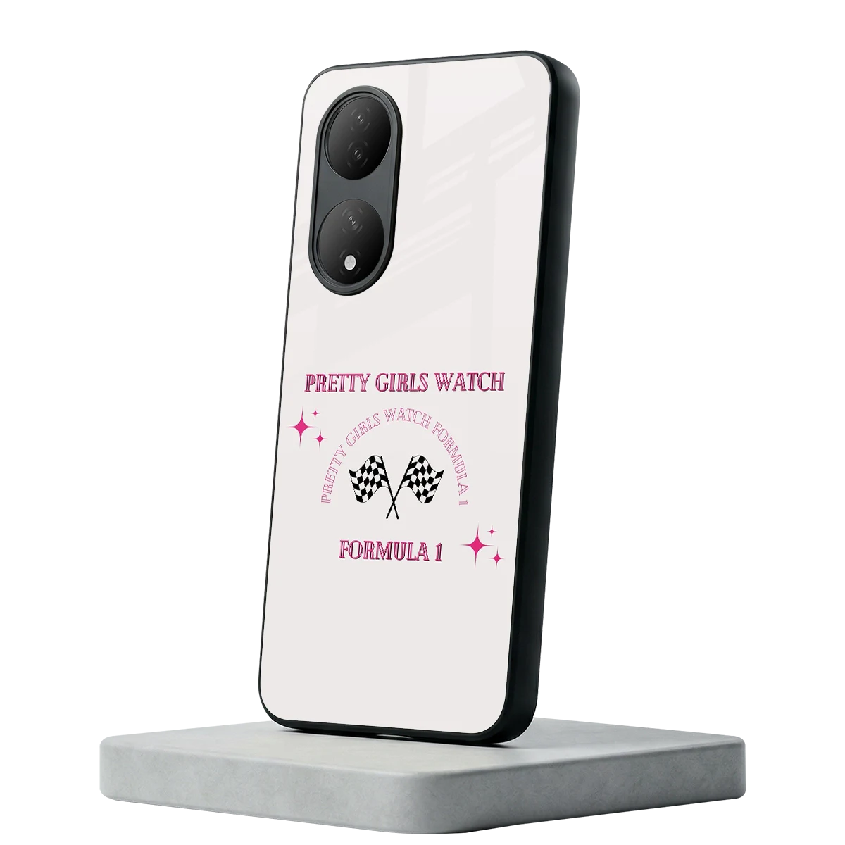 Racing Babe Vivo-y100 mobile cover | shockproof glass phone case