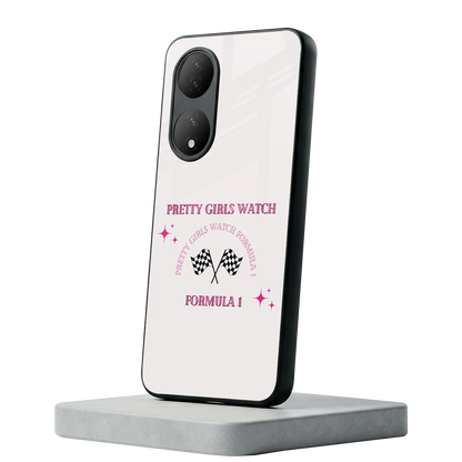 Racing Babe Vivo-y100 mobile cover | shockproof glass phone case