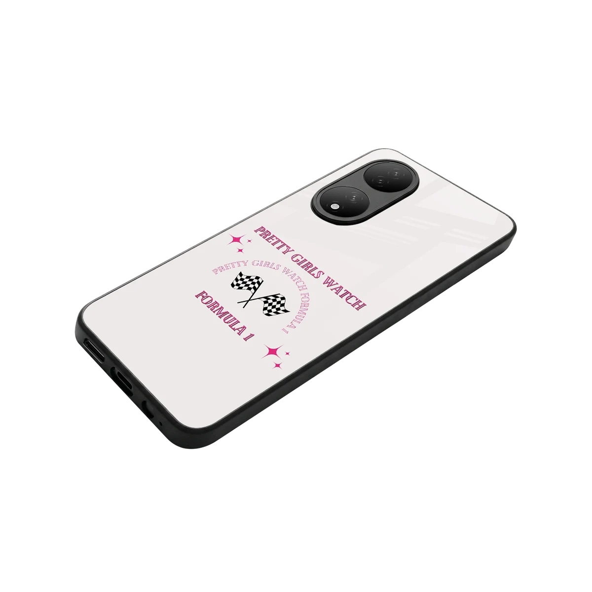 Racing Babe stylish phone case for Vivo-y100 | glossy glass and slim fit