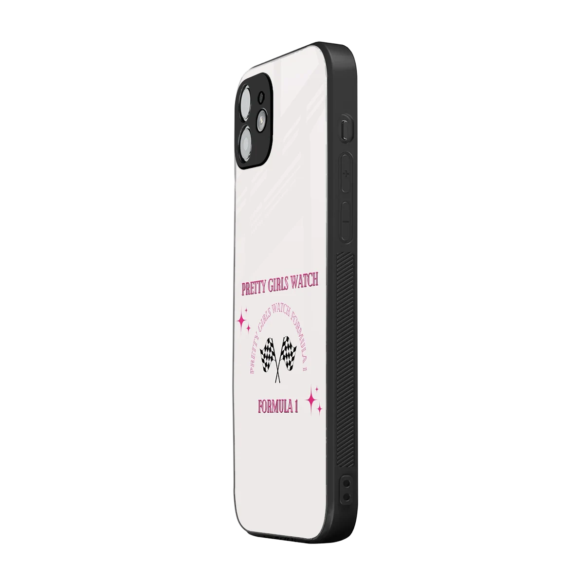 Racing Babe iphone 12 mobile cover | shockproof glass phone case