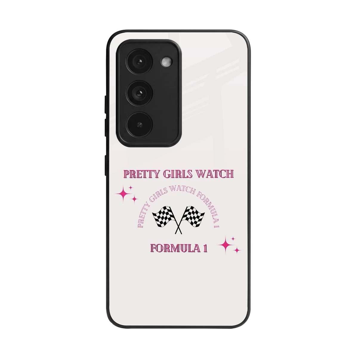 Racing Babe back phone cover | glass case for redmi 15 5g