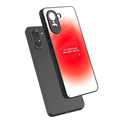 Racing Spirit sleek oneplus nord ce5 5g cover with tempered glass back and TPU edges