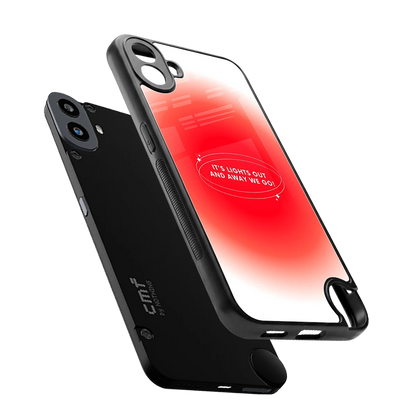 Racing Spirit sleek cmf nothing phone 1 cover with tempered glass back and TPU edges